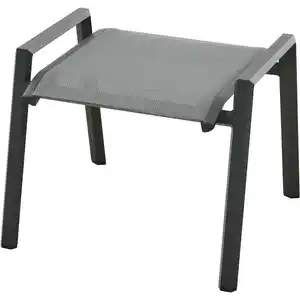 Siena Garden Hocker 'Tauro' anthrazit/matt 47 x 56,5 cm