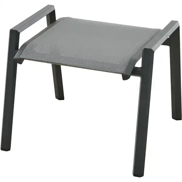 Bild 1 von Siena Garden Hocker 'Tauro' anthrazit/matt 47 x 56,5 cm