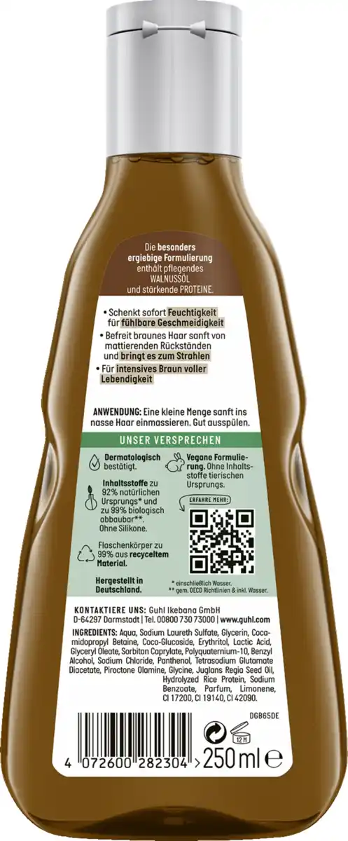 Bild 2 von Guhl Braun Faszination Farbglanz Shampoo, 250 ml