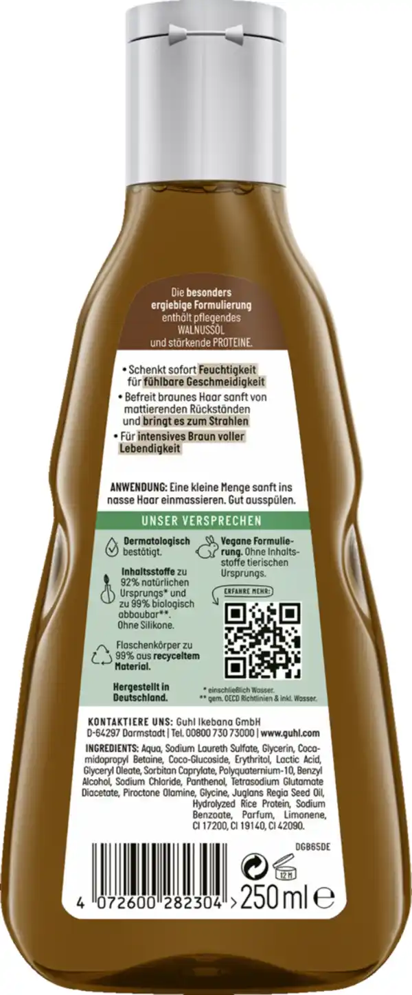 Bild 2 von Guhl Braun Faszination Farbglanz Shampoo, 250 ml
