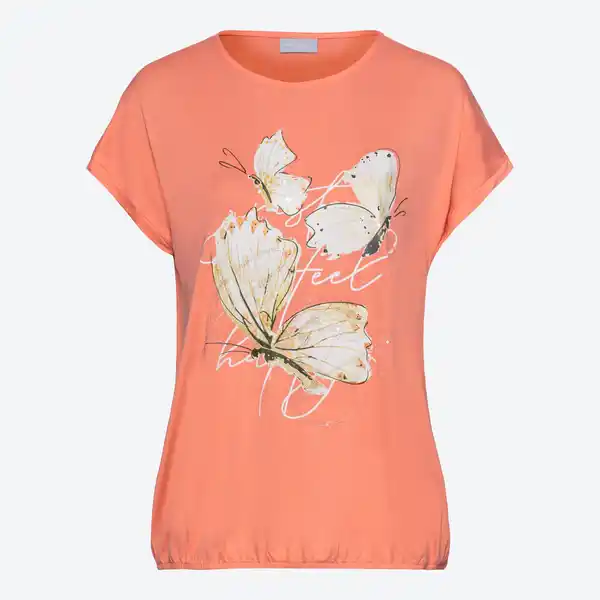 Bild 1 von Damen-T-Shirt mit Viskose