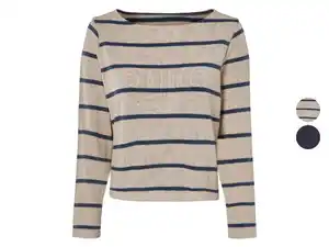 esmara® Damen Langarmshirt, mit modischer Struktur