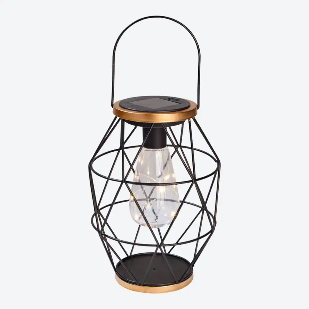 Bild 4 von Solar-Laterne aus Metall, ca. 16x16x23cm