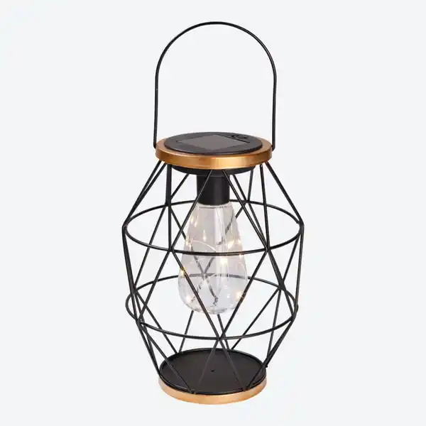 Bild 4 von Solar-Laterne aus Metall, ca. 16x16x23cm