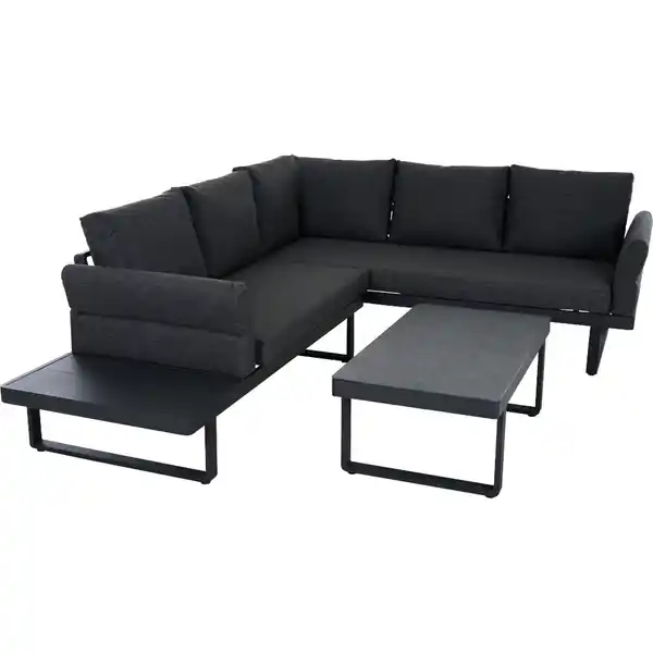 Bild 1 von Siena Garden Loungemöbel-Set 'Weston' anthrazit  3-teilig