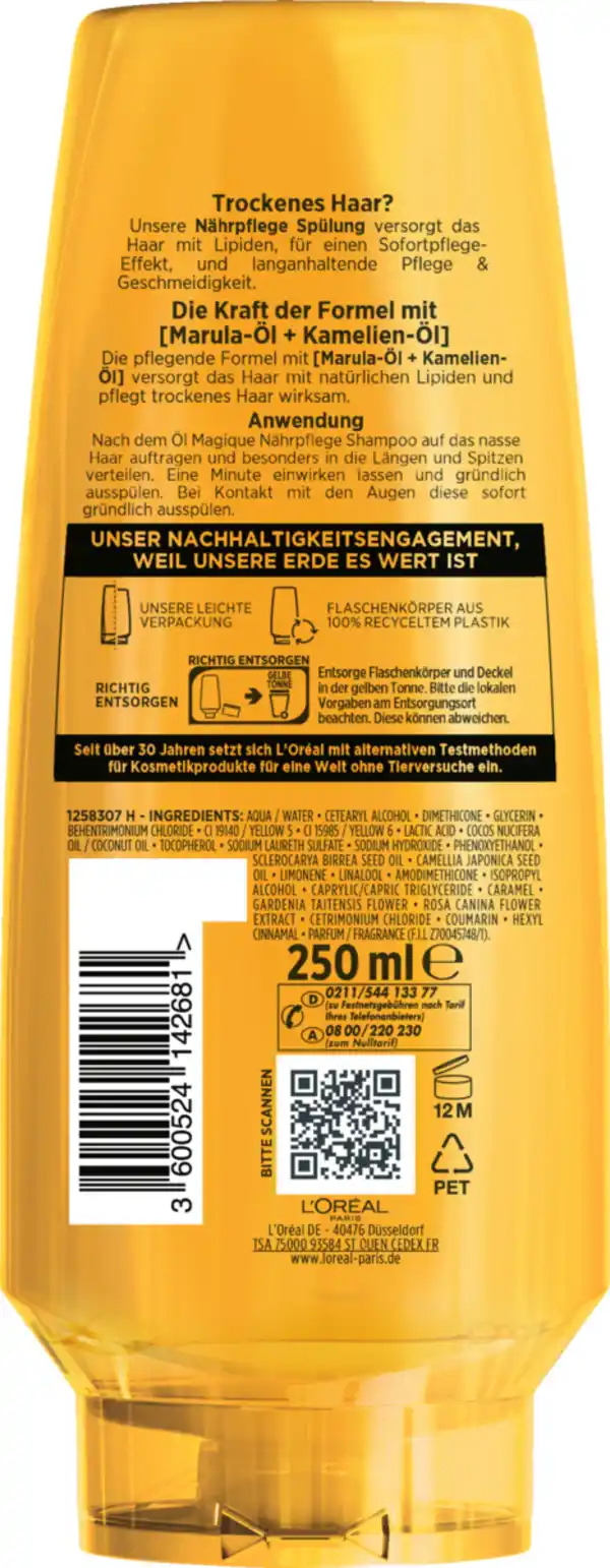 Bild 2 von L’Oréal Paris Elvital Öl Magique Nährpflege Spülung, 250 ml