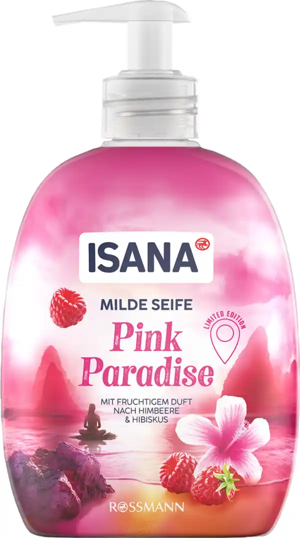 Bild 1 von ISANA Creme Seife Pink Paradise, 500 ml