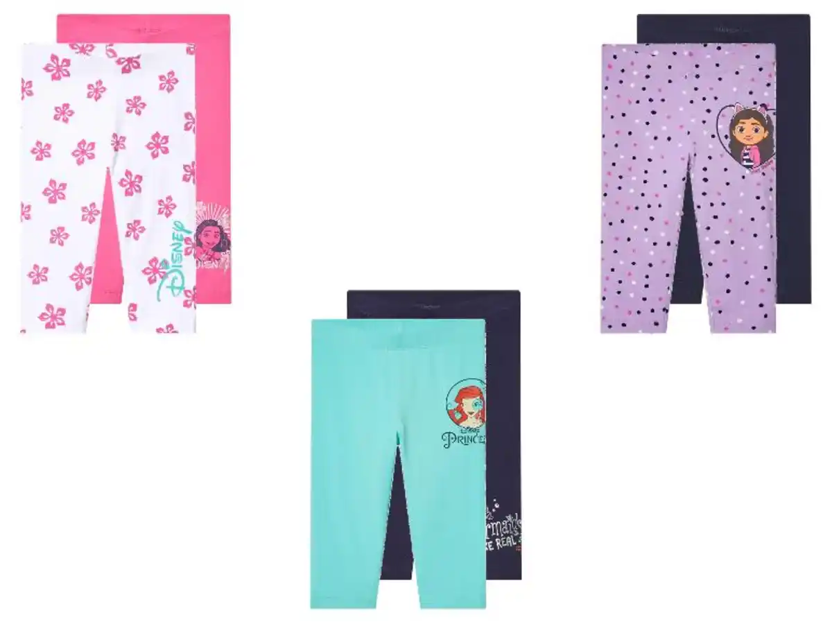 Bild 1 von Kleinkinder Leggings, 2 Stück, mit hohem Baumwollanteil