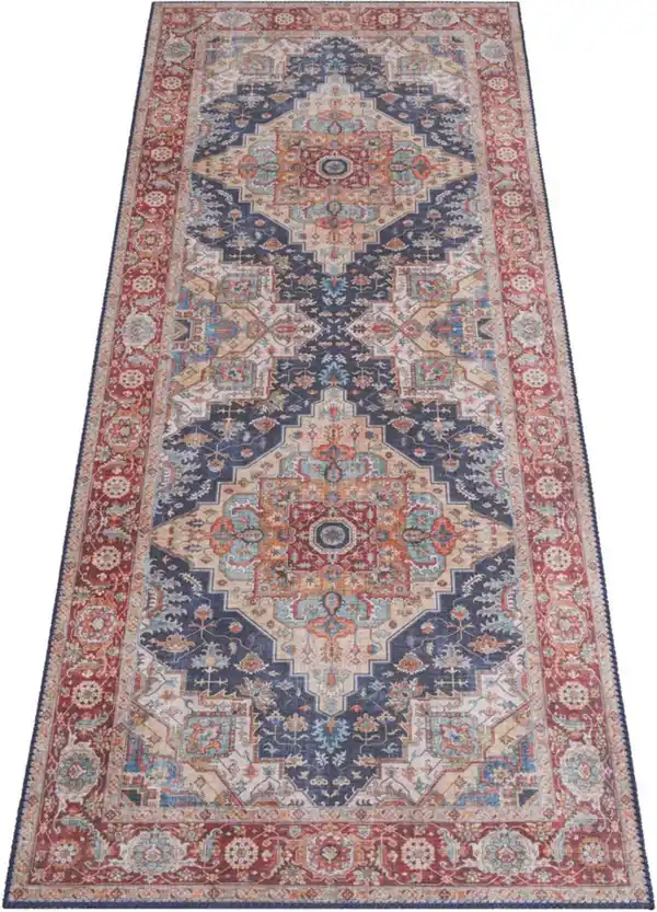 Bild 1 von NORTHRUGS Teppich Sylla, rechteckig, Höhe: 5 mm, Orientalisch, Läufer, Vintage, Wohnzimmer, Schlafzimmer, Esszimmer