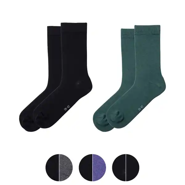 Bild 1 von UP2FASHION BASICS Herren Socken, 2er-Pack