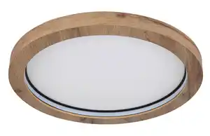 LED-Deckenleuchte Branza Schwarz/Dunkelbraun max. 24 W Deckenlampe, Opal, Schwarz, Dunkelbraun