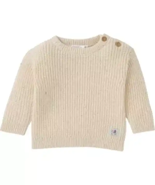Bild 1 von Newborn Strickpullover, offwhite