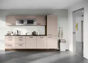 Küchenblock IKZ mit Geräten ca.300cm Cappuccino, Cappuccino