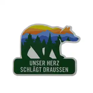 REFLECTIVE BÄR HERZ SCHLÄGT DRAUßEN - Fahrradzubehör