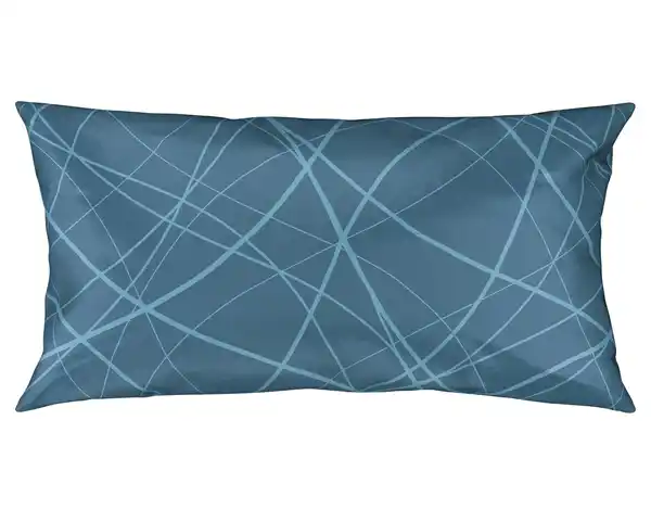 Bild 1 von Kissenhülle Alex Design in Blau ca. 40x80cm, Blau