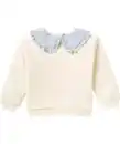Bild 1 von Sweatshirt mit Bubikragen, offwhite