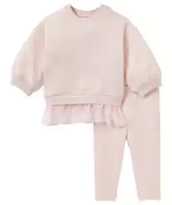 Sweatshirt + Leggings in Rosa, rosa
