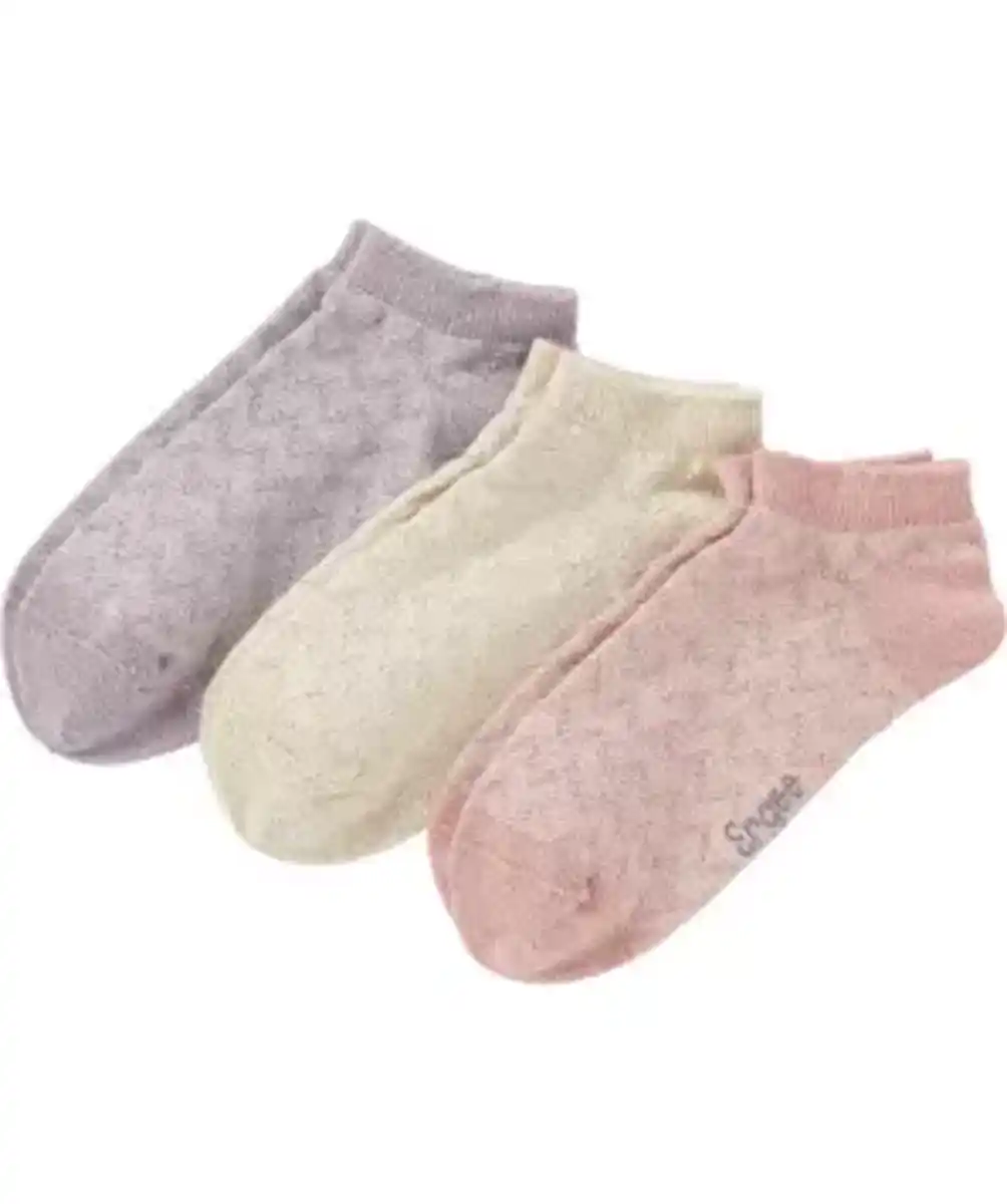 Bild 1 von Sneakersocken mit Glitzerfäden, rosa