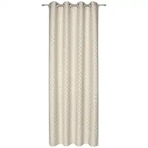 Joop! Ösenschal J-Allovers, Natur, Textil, Raute, 140x250 cm, Wohntextilien, Gardinen & Vorhänge, Fertiggardinen, Ösenschals