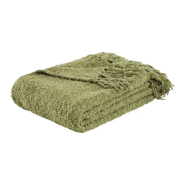 Bild 1 von Kuscheldecke Boucle Grün ca. 130x170cm, Grün