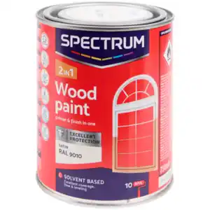 Spectrum 2-in-1 Seidenglanz Holzlack RAL 9010