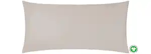 Kissenhülle Bio-Lisa Uni ca. 40x80cm, Beige