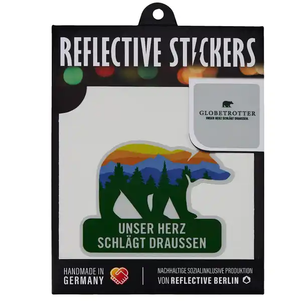 Bild 2 von REFLECTIVE BÄR HERZ SCHLÄGT DRAUßEN - Fahrradzubehör