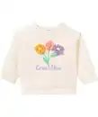 Bild 1 von Sweatpullover mit Blumen, natur melange