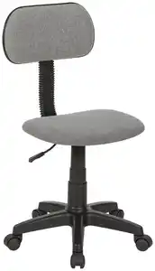 Drehstuhl in Grau/Schwarz, Grau, Schwarz
