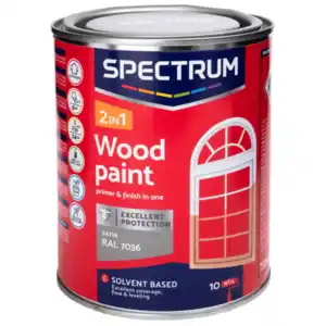 Spectrum 2-in-1 Holzlack Seidenglanz RAL 7036