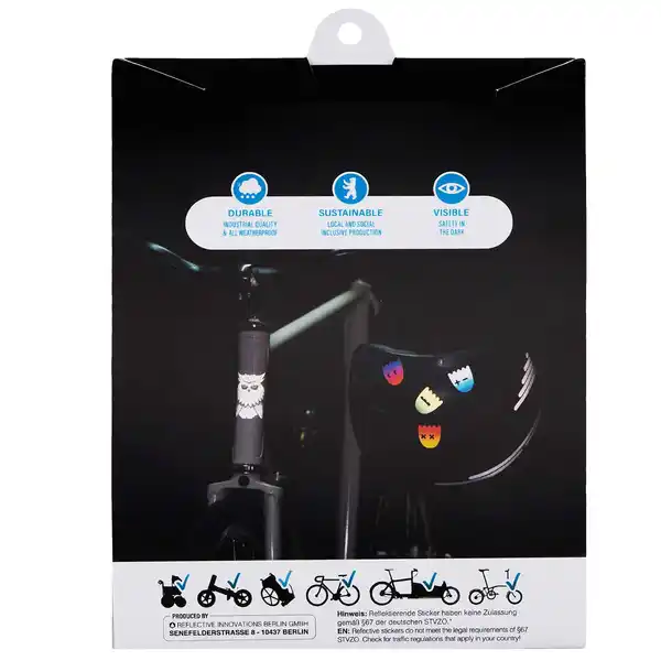 Bild 3 von REFLECTIVE BÄR HERZ SCHLÄGT DRAUßEN - Fahrradzubehör