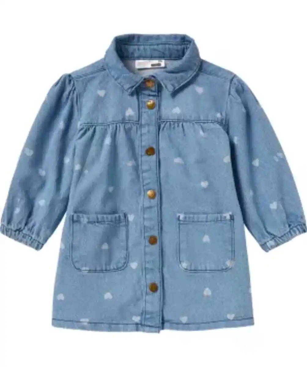 Bild 1 von Jeanskleid Herzen, jeansblau