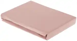 Spannbetttuch Elasthan Topper in Mauve ca. 100x200cm, Mauve