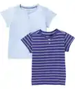 Bild 1 von T-Shirts mit Knöpfen, dunkelblau/hellblau