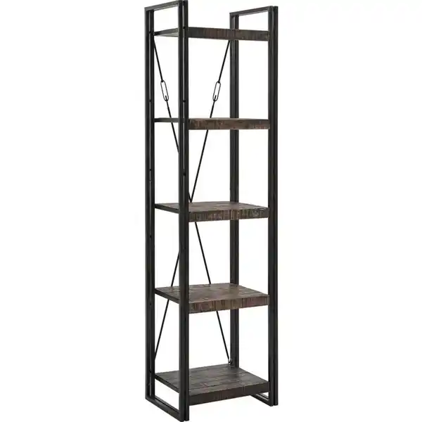 Bild 1 von Xxxl Regal, Braun, Holz, Mangoholz, massiv, 5 Fächer, 55x200x40 cm, Wohnzimmer, Regale, Bücherregale