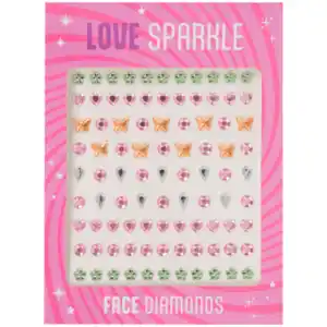 Selbstklebende Diamantsticker fürs Gesicht