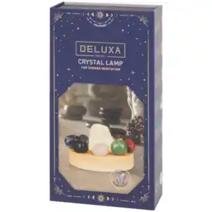 Deluxa Chakra-Leuchte mit 8 Kristallen