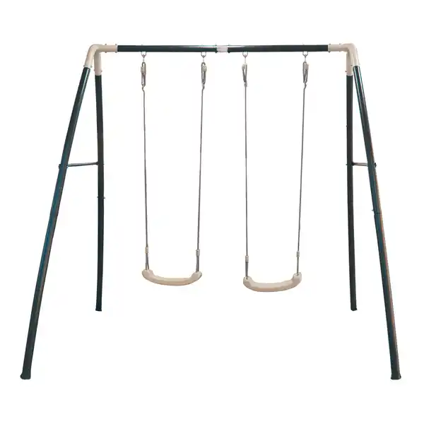 Bild 1 von Schaukel Double Swing in Weiß/Anthrazit, Anthrazit, Weiß