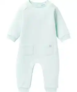 Newborn Sweat-Strampler, mintgrün