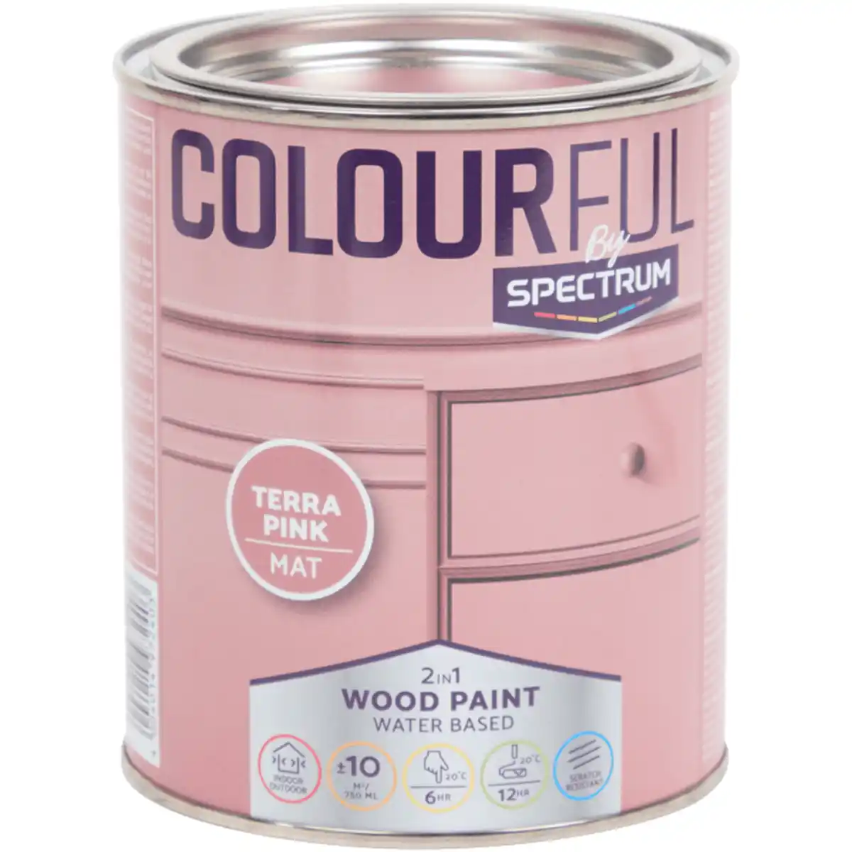 Bild 1 von Spectrum Colourful 2-in-1 Möbelfarbe Terra Pink