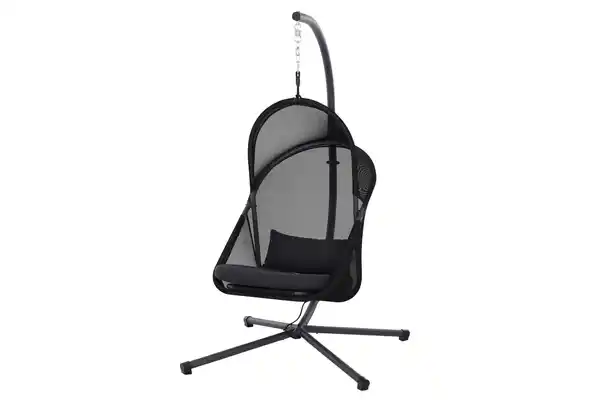 Bild 1 von Hängesessel 'Yobaya', Schwarz B/H/T 123/195/106 cm, Schwarz