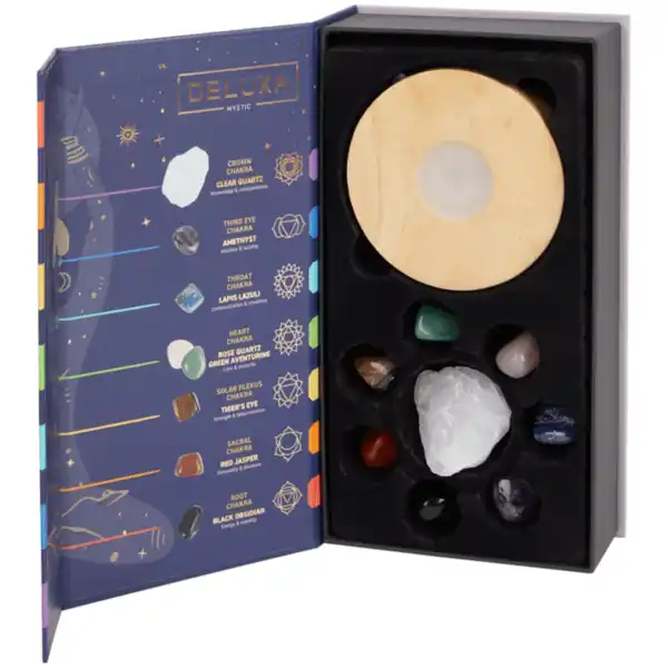 Bild 2 von Deluxa Chakra-Leuchte mit 8 Kristallen