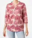 Bild 1 von Shirt mit Blumendruck, natur/pink