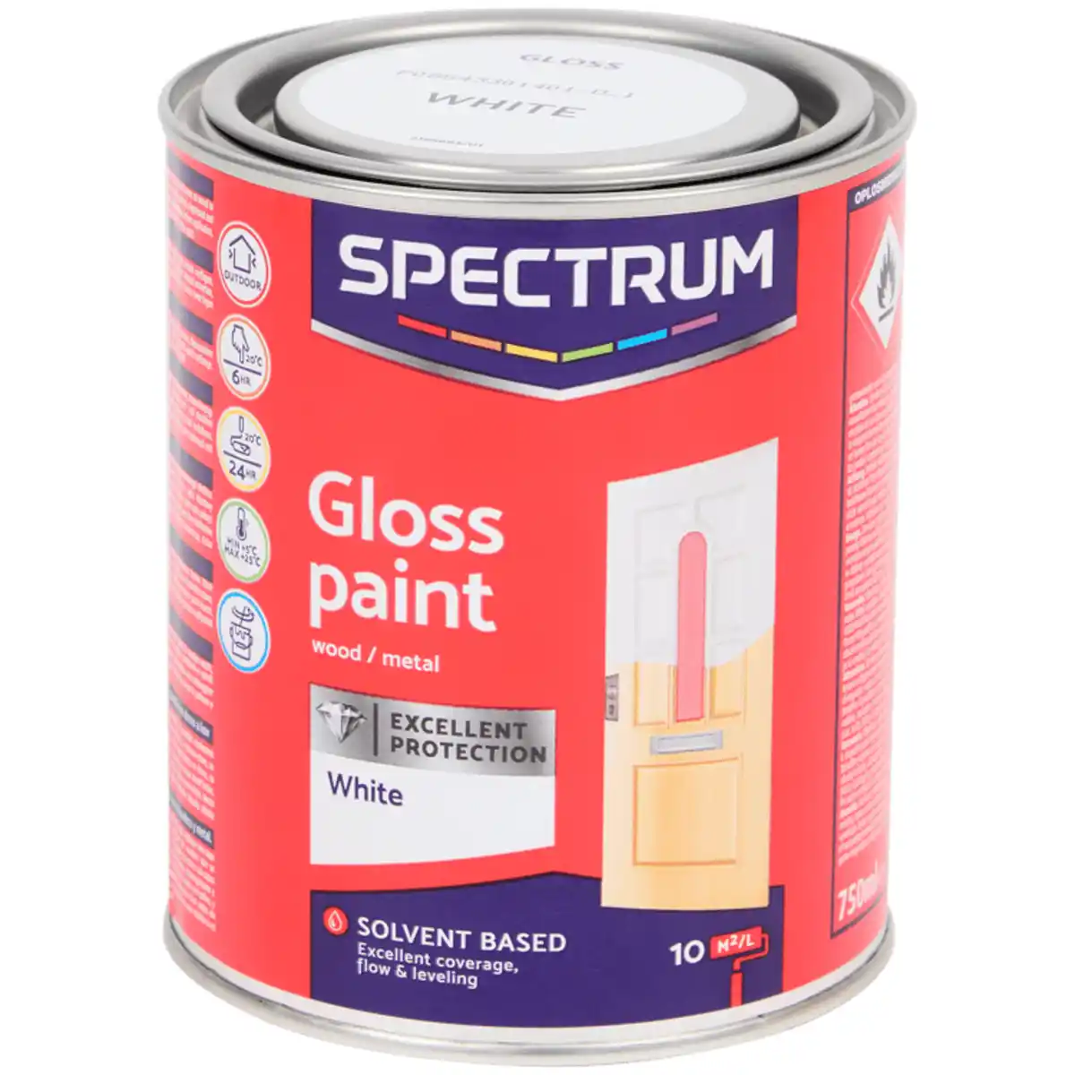 Bild 1 von Spectrum Alkydharzlack Hochglanz Weiß