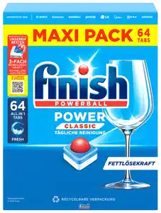 FINISH Spülmaschinen-Tabs oder -Caps, 42 - 64-St.-Packg.