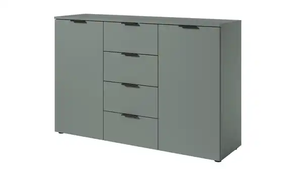 Bild 1 von Kommode mit 4 Schubladen grün 135 x 40 cm - LINZ