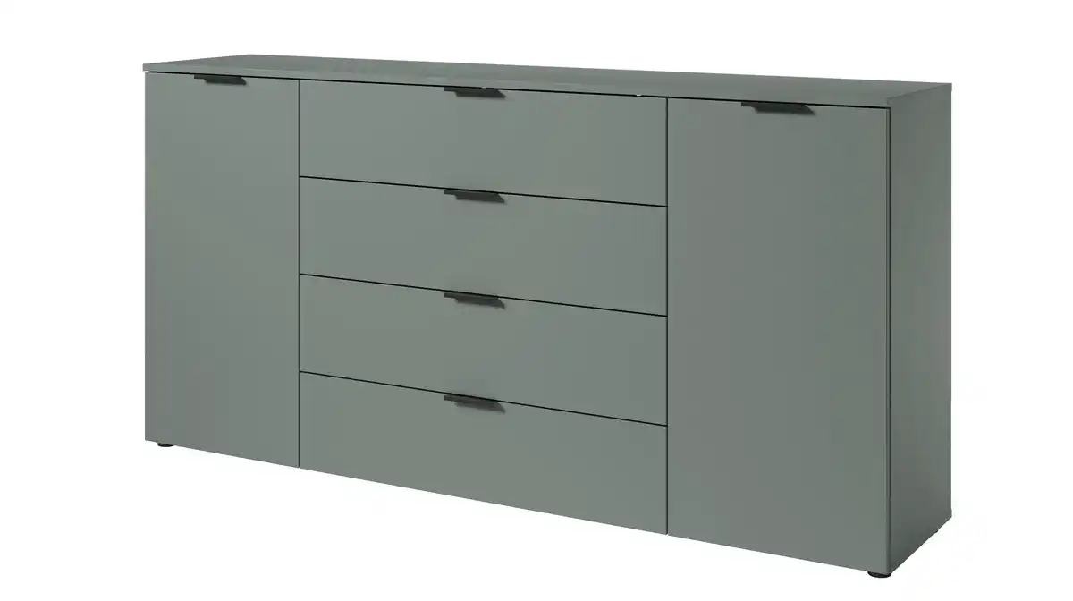 Bild 1 von Sideboard mit 4 Schubladen grün 180 cm - LINZ
