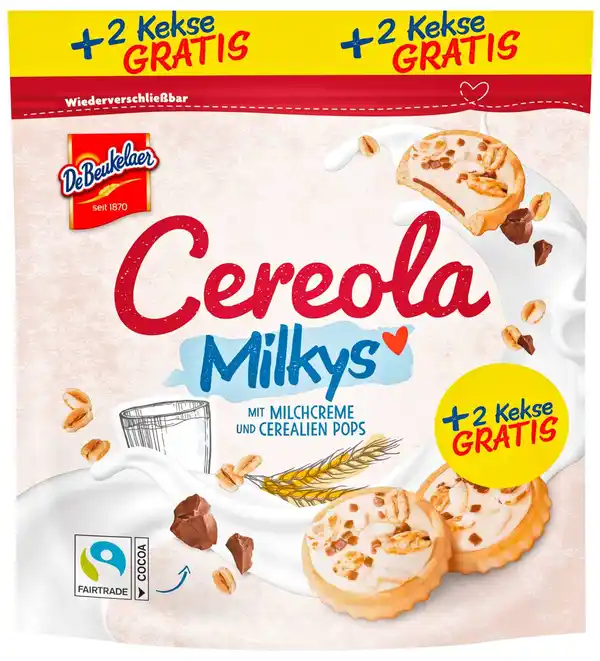 Bild 1 von DE BEUKELAER Cereola Milkys, 170-g-Packg.