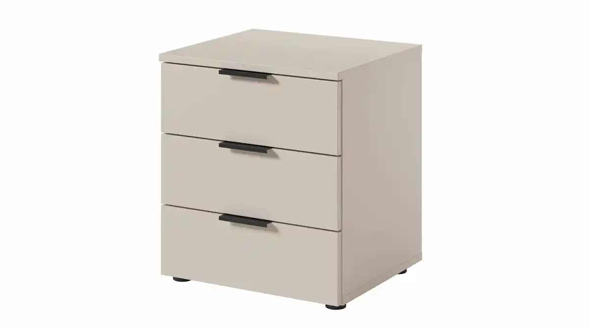 Bild 1 von Nachttisch beige 45 x 40 cm Nachtkommode - LINZ