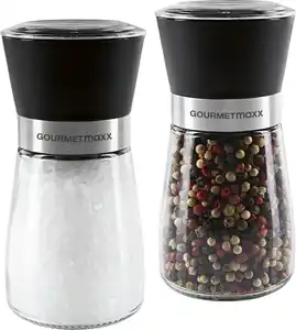 GOURMETMAXX Salz- und Pfeffermühlen-Set, 2-teilig